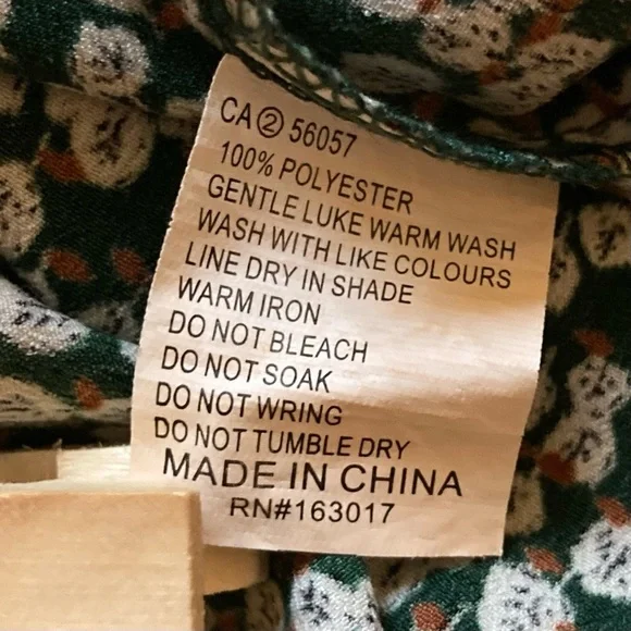 Princess Polly Green and White Floral Wrap Midi Skirt - Picture 3 of 6